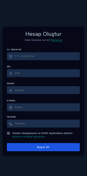 app screen